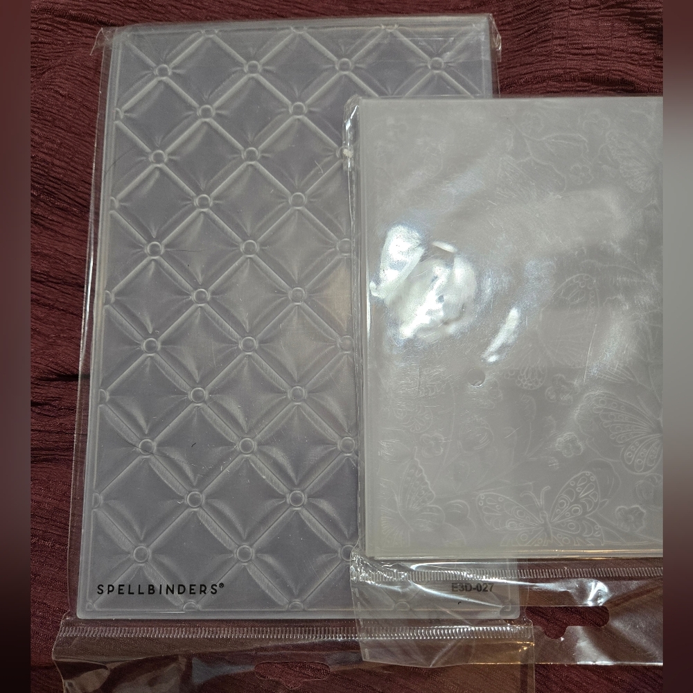 NWOT Embossing Folders (Lot Of 2)